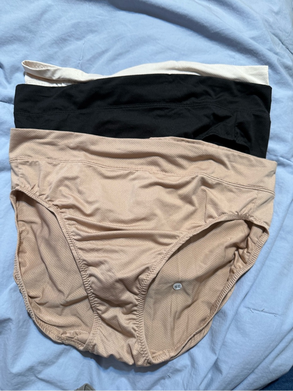 Warner's Women's Bikini Briefs - Nude, Black, White 3-Pack